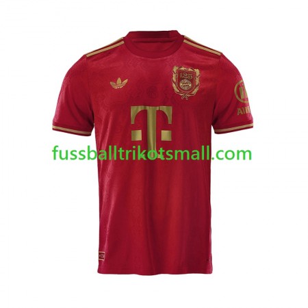 Fußballtrikots Bayern München 125th Anniversary Rot 2024-2025 Kurzarm Heimtrikotsatz kaufen